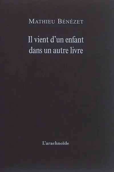 Il vient d'un enfant dans un autre livre