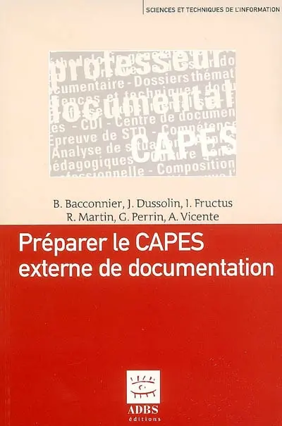 Préparer le Capes externe de documentation