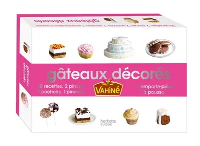 Gâteaux décorés avec Vahiné : mini-coffret