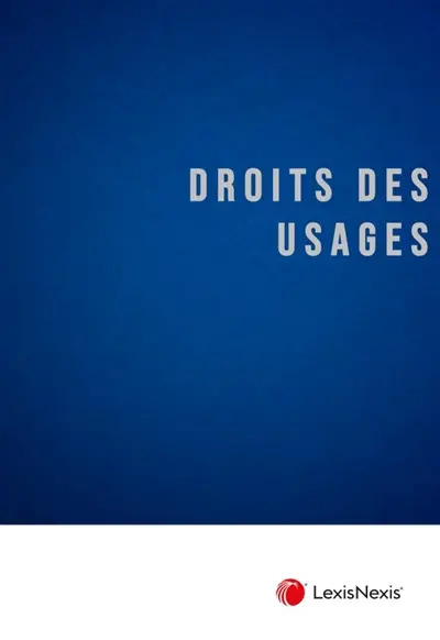 Droit des usages