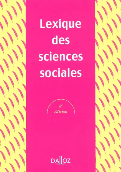 Lexique des sciences sociales