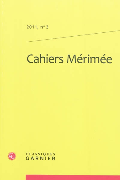 Cahiers Mérimée, n° 3