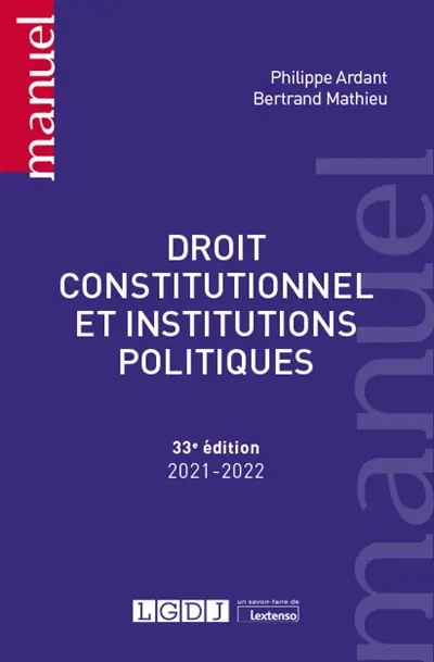 Droit constitutionnel et institutions politiques : 2021-2022