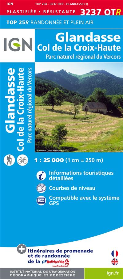 3237OTR GLANDASSE.COL CROIX HAUTE PNR DU VERCORS RESISTANTE