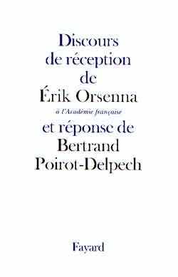 Discours de réception à l'Académie française