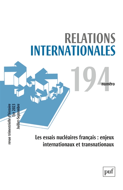Relations internationales,...