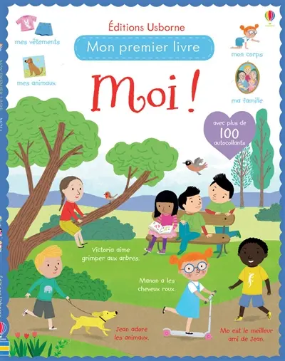 Moi ! : mon premier livre avec autocollants
