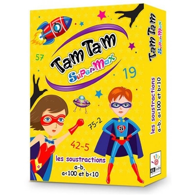 Tam tam supermax : les soustractions, a - b, a < 100 et b < 10