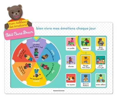 Petit ours brun : mon tableau des émotions
