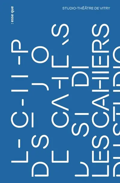 Les cahiers du studio, n° 1