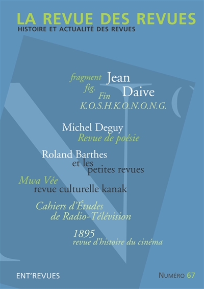 Revue des revues (La), n° 67