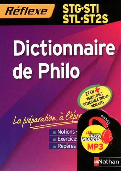 Dictionnaire de philo STG-STI-STL-ST2S