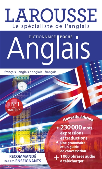 Anglais : dictionnaire de poche : français-anglais, anglais-français