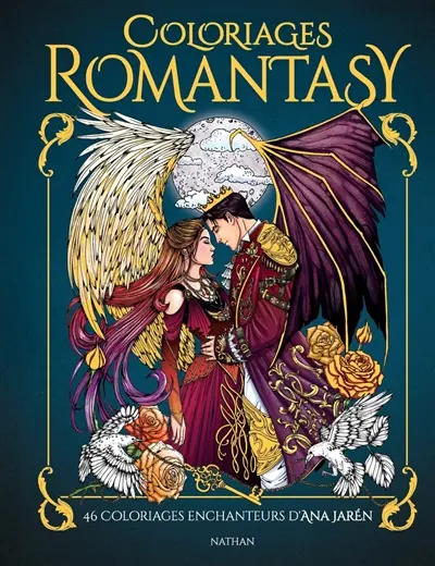Coloriages romantasy : 46 coloriages enchanteurs