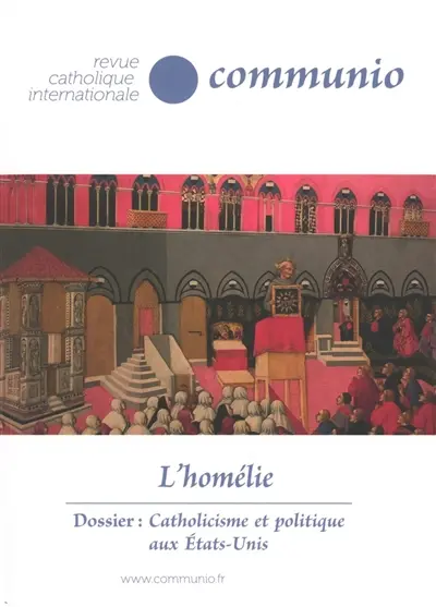 Communio, n° 304-305. L'homélie Communio, n° 304-305. L'homélie