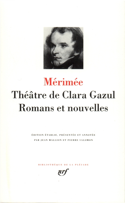 théâtre de clara gazul. romans et nouvelles