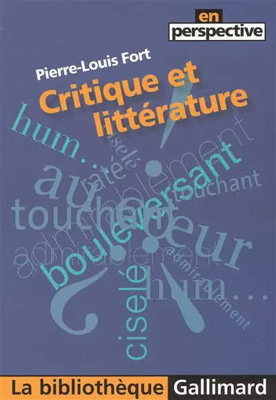 Critique et littérature