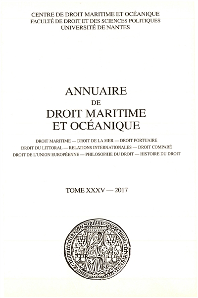 Annuaire de droit maritime...