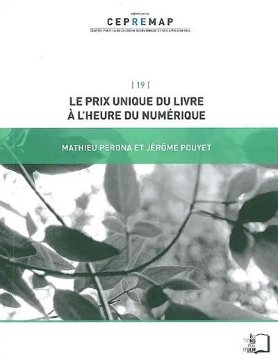 Le prix unique du livre à l'heure du numérique
