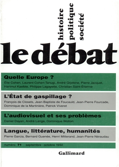 Débat (Le), n° 71