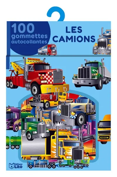 Les camions : 100 gommettes autocollantes