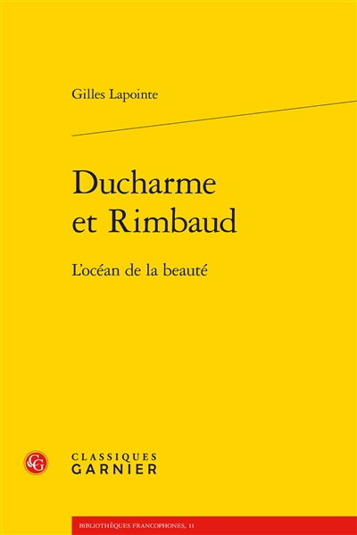 Ducharme et Rimbaud : l'océan de la beauté