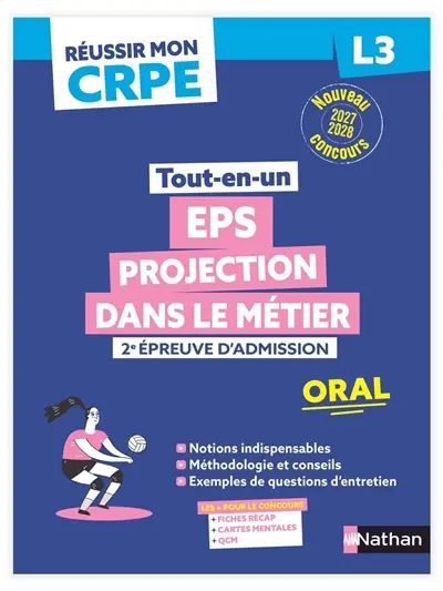 EPS et projection dans le métier : 2de épreuve d'admission, oral L3 : nouveau concours 2027-2028