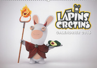 The Lapins crétins : calendrier 2016