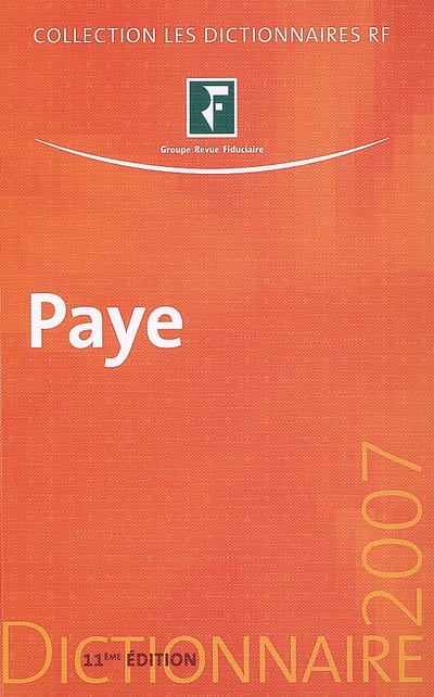 Dictionnaire paye 2007