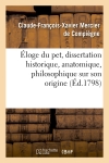 Eloge du pet, dissertation historique, anatomique, philosophique sur son origine, (Ed.1798)