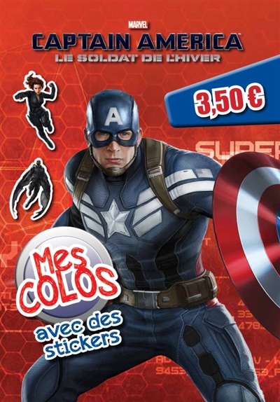 Captain America 2 : le soldat de l'hiver : mes colos avec des stickers