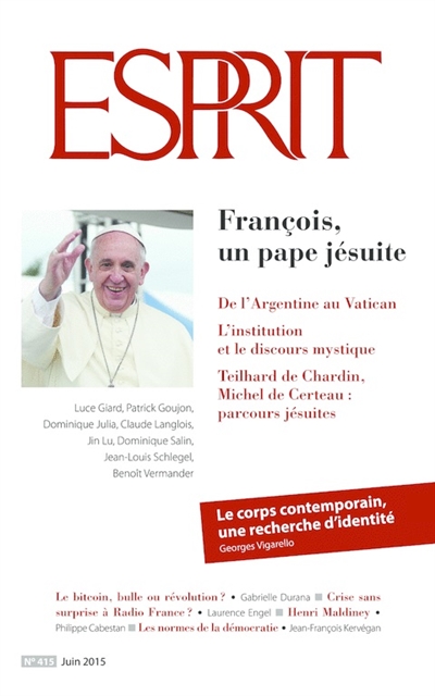 Esprit, n° 415. François, un pape jésuite
