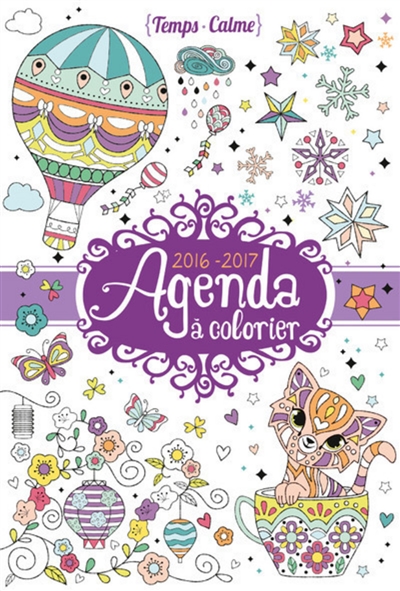 Agenda à colorier : 2016-2017