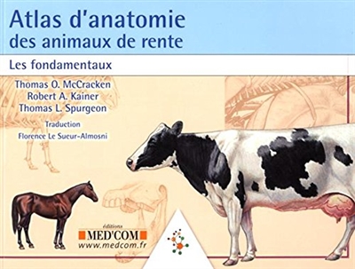 Atlas d'anatomie des animaux de rente : les fondamentaux