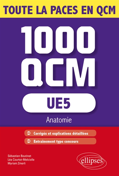 UE5 : anatomie : 1.000 QCM