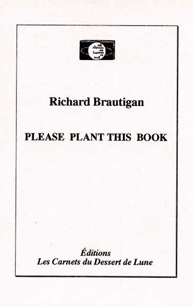 Please plant this book