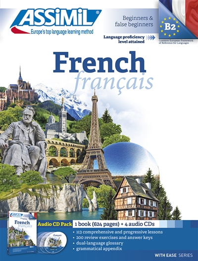 French : language proficiency level attained B2, beginners & false beginners : audio CD pack. Français