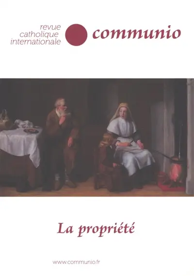 Communio. La propriété