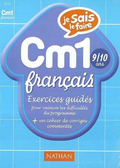 Français CM1 : exercices