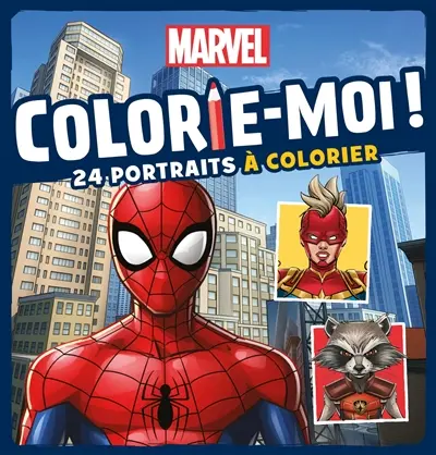 Marvel : colorie-moi ! : 24 portraits à colorier