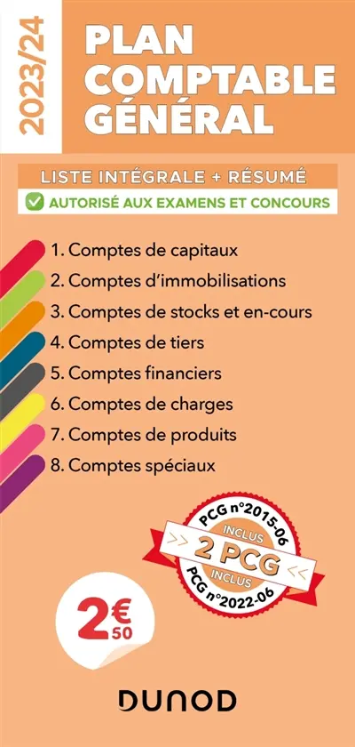 Plan comptable général 2023-2024 : liste intégrale + résumé