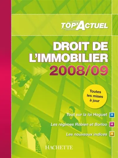 Droit de l'immobilier 2008-2009