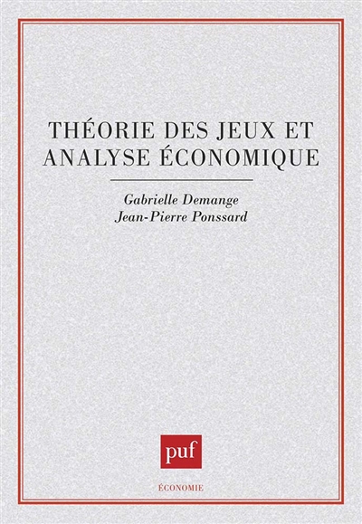 Théorie des jeux et analyse économique