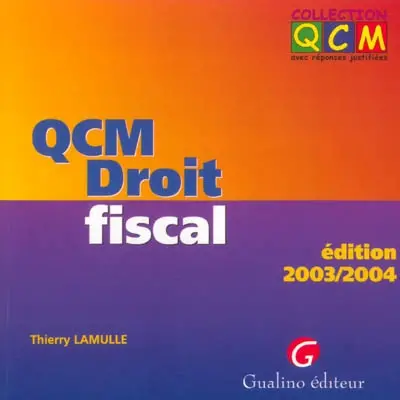 QCM droit fiscal