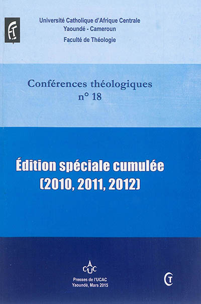 Edition spéciale cumulée (2010, 2011, 2012)