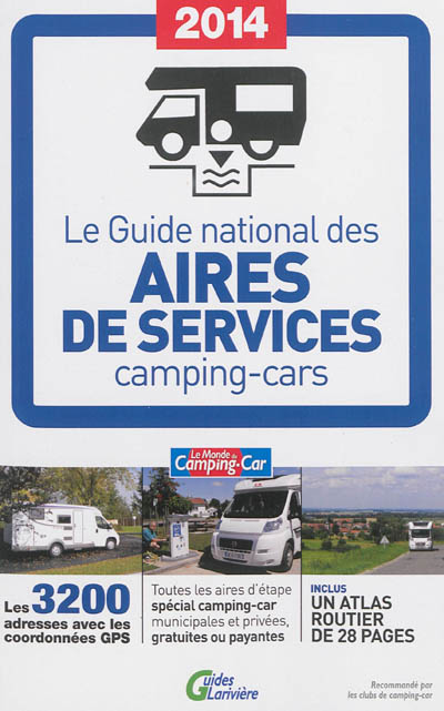 Le guide national des aires de services camping-cars 2014