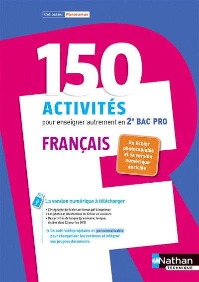Français, 150 activités pour enseigner autrement en 2de bac pro