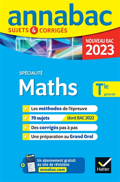 Maths spécialité, terminale générale : nouveau bac 2023
