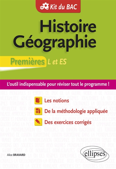 Histoire géographie, premières L et ES