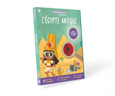 L'Egypte antique : DépliMondes dès 4 ans : Lis, déplie, joue et explore l'Egypte antique avec ton livre-jeu devenu imagier géant !